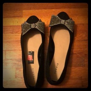 Torrid Black Flats Womens 12